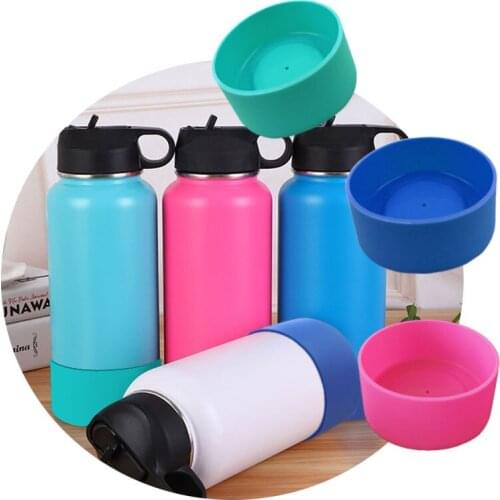 9*4.5cm Silicone Cup Protective Case Silicone Bottom Pad for Thermo Cup Home Safety Environmental Protection Protective Case