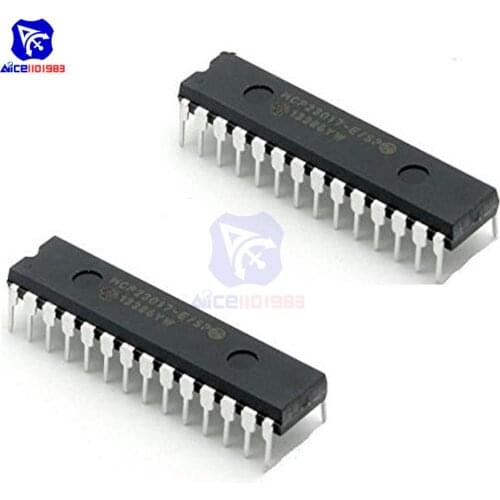 5 PCS/Lot IC Chips MCP23017-E/SP MCP23S17 DIP28 16-Bit I/O Expander with I2C Interface IC
