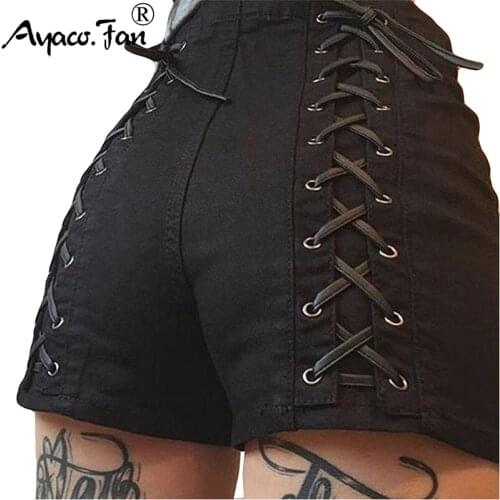 Женские завышенные шорты Ayaco.Fan China At AliExpress