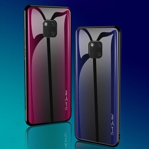 For Xiaomi Redmi Note 9S Case Luxury Hard Tempered glass Gradient protective back cover case for xiaomi redmi note 9 pro max 9s