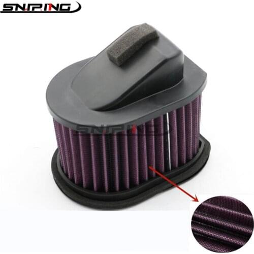 Motorcycle Air Cleaner Filter Element For Kawasaki Z800 2013-2016 Z750 ZR750 2004-2012 Z1000 ZR1000 2004-2009 Air Filter
