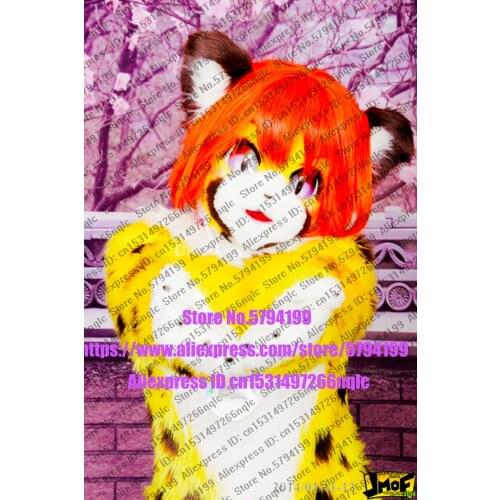 Customized Available REAL PHOTO dx0059 head CAT full sets husky dog Suit fursuit Costume fox Party Carnival Gift