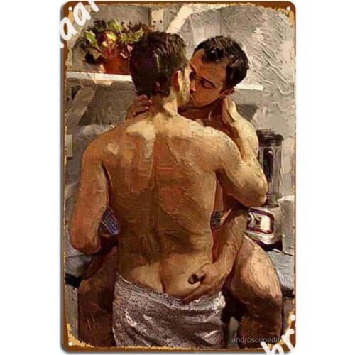 Sunday Morning Gay Love Metal Signs Cinema Kitchen Club Bar Classic Wall Decor Metal Posters