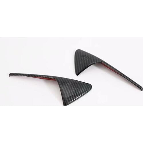 Exterior modification car ABS camera protection cover for Tesla Model3 model 3 Model Y Model X Model S carbon fiber