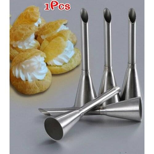 Cream Puffing Icing Piping Stainless Steel Nozzles Tips Fondant Cake Decorating Sugar Craft Dessert Pastry Tool