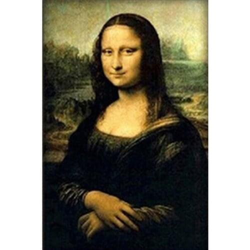 New Hot Sale Mona Lisa Diamond Painting Rhinestone Embroidery Diy Diamond Wall Decor Patchwork Square Diamond Cross Stitch