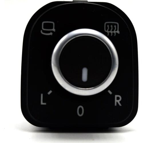 New Chrome Mirror Control Switch Adjust Knob For VW Volkswagen Jetta Golf mk5 mk6 B6 tiguan CC SHARAN 5ND 959 565 A 5ND959565A