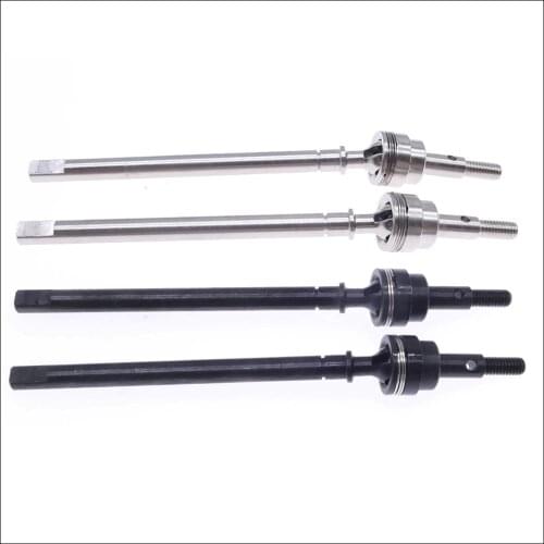 RCAWD 2pcs/set #45 steel front CVD drive shaft axle for 1-10 RGT 86100 86110 FTX5579 Outback Fury crawler parts