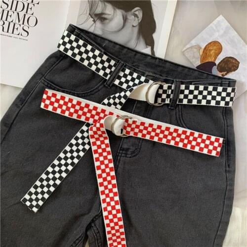 Mihaivina Women Belts 2019 Wide/Long/Canvas Belt Female Waistband Plaid Strap Belt Cummerbunds Waist Belts Casual Ladies Belt