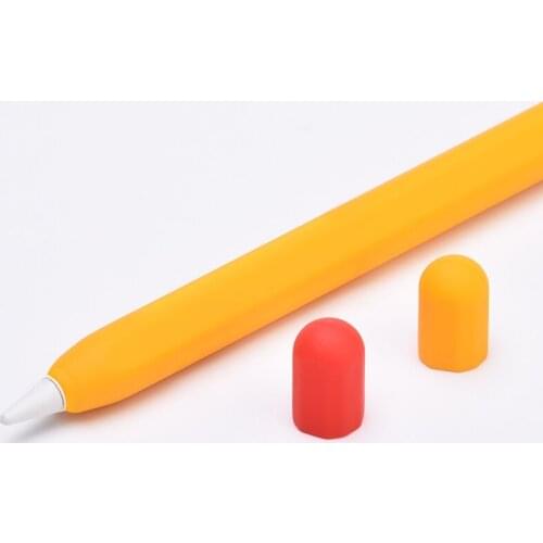 For ipad Pro 2018 Silicon Pen Case For Apple Pencil 2 1 Case Cover Tip HolderTablet Touch Stylus Pen Protective Cover Pouch