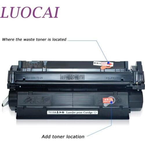 LuoCai Compatible Toner Cartridge For HP-C7115A 7115A 15A For HP LaserJet 1000 1005 1200 1200N 1200SE 1220 1220SE 3300 Printers