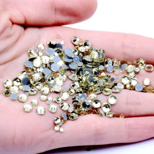 Crystal Hotfix DIY Rhinestones For Nails ss6-ss30 And Mixed Jonquil Strass Nail Art Glass Stone Glitter Decoration Design