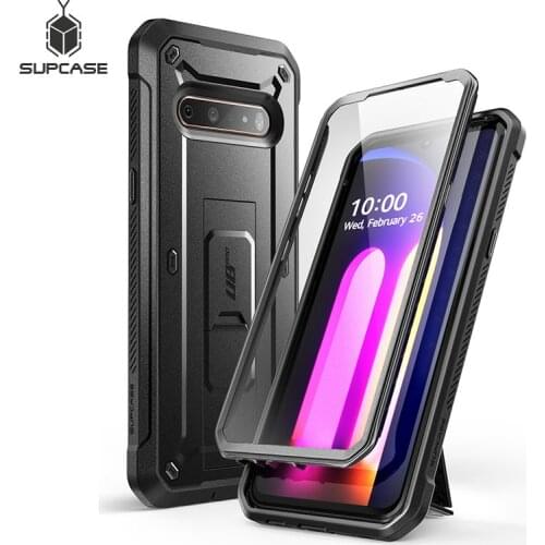 SUPCASE For LG V60 ThinQ Case (2020) UB Pro Heavy Duty Full-Body Rugged Holster Cover with Built-in Screen Protector & Kickstand