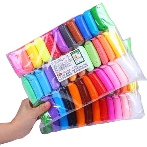 2/4/8/12 Color Super Light Soft Clay Children DIY Educational Toys Air Dry Polymer Plasticine Non-toxi Clay Toy Gift To Kids