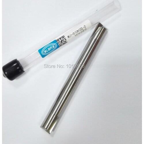 SLONS WCT-10X100L HRC60 Double head welded end mill with metal ceramic for high speed machining