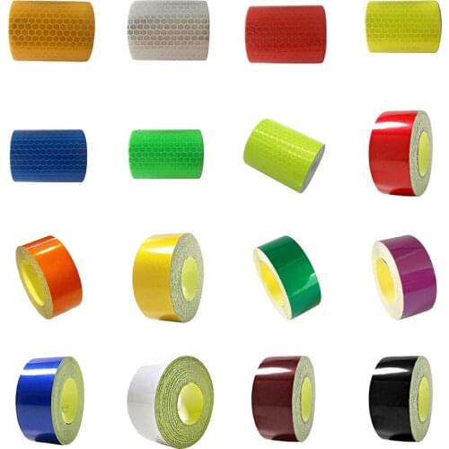 300x5cm Reflective Strips Car Stickers Motorcycle Decoration Automobiles Safety Warning Mark Tapes