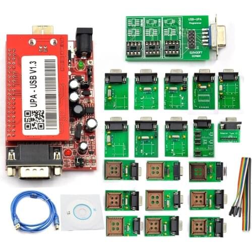 UPA Full Adapters TMS and NEC Adapter Eeprom Adapter Eeprom Board with 8 Soic Clip and Eeprom Cable Full Package Free Shipping
