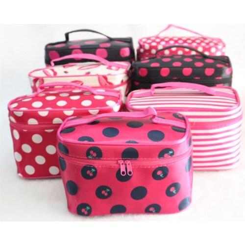 Cosmetic box new female Quilted professional cosmetic bag womens large capacity storage handbag travel toiletry makeup bag