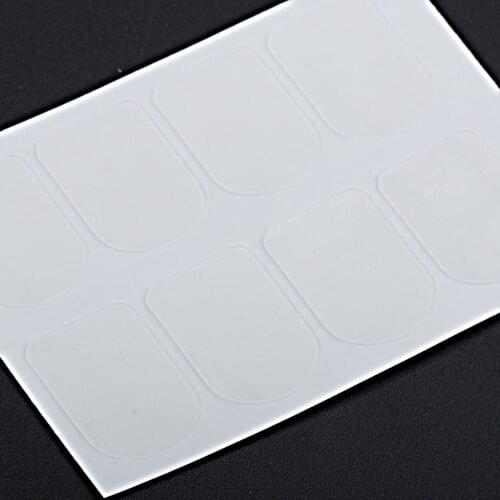 40Pcs Soprano Clarinet Transparent Mouthpiece Patch Pad Rubber Tooth Pad Cushion