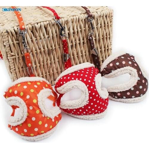 50Pcs/Lot Dog Chain Traction Rope Japanese Steel Clip Plus Velvet, Winter Harness Clothing, Warm Winter