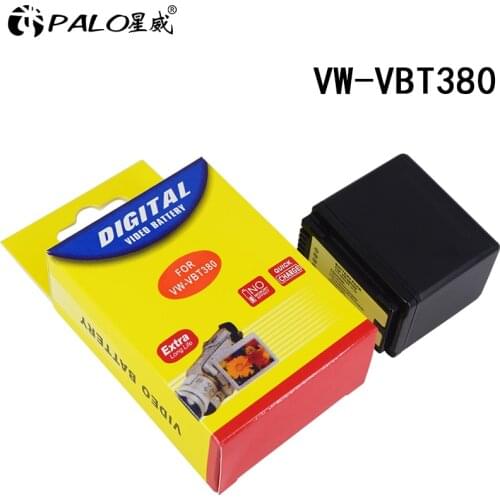 Camera rechargeable battery VW-VBT380 VBT380 3.7V 3900mah LI-ION for Panasonic HC-V720GK HC-V520GK VX980GK VX980MGK