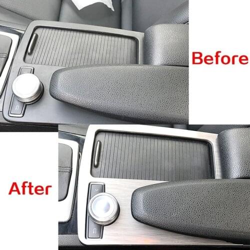 Auto Accessories Console Armrest Sticker Trim Cover for Mercedes-Benz C-class C180 C200 W204 2008-2014 LHD C180 C200 C260 C300