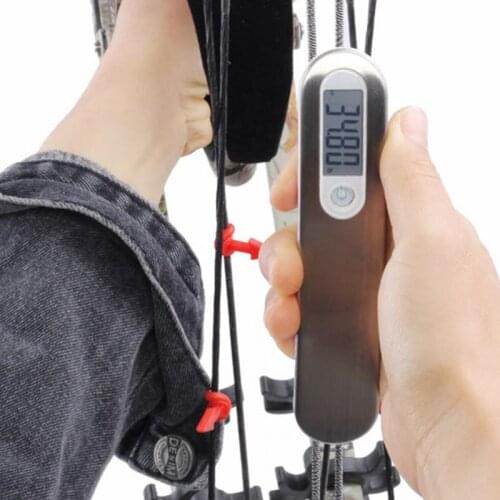 110lbs Digital Dynamometer Measuring Test Tool Instrument Recurve Hunting Compound Bow Scale Archery Device Stainless Steel