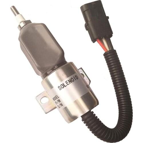 Diesel Stop Solenoid 1700-1508 1751ES-12E2UC3B1S1 12V Fit for Woodward 1700 Series