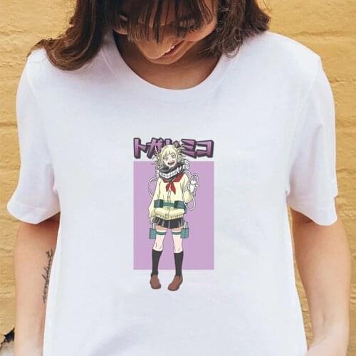 My Hero Academia Bakugou Cartoon T-shirt Women Harajuku Anime Tshirt Boku No Hero Academia Graphic Tees Cotton Camisetas