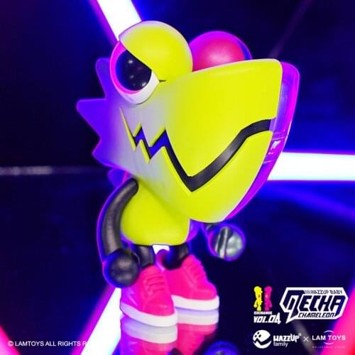 Blind box wazzupbaby 4-generation chameleon handmade car accessories doll tide play the fourth authentic toy