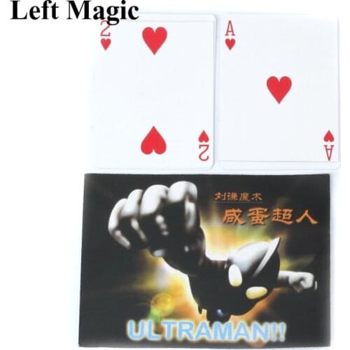 Ultraman Cards Magic Tricks Card Group Magic Prop Stage Close Up Street Magic Accessories Comedy