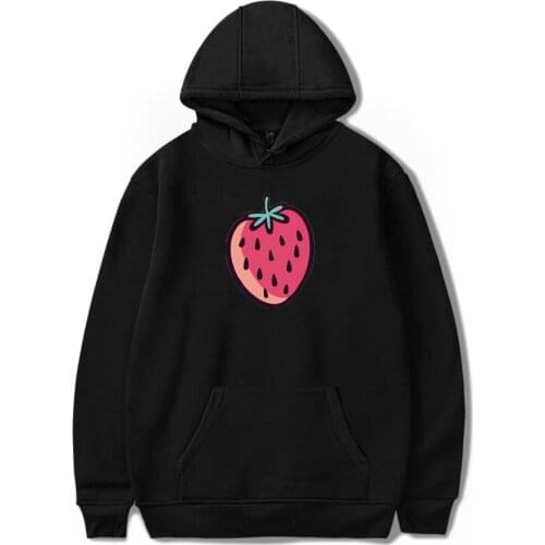 Harajuku Kawaii Cute Strawberry Hoodie Sweatshirt Women 2019 Korean Fashion Kpop Street Style Sweatshirts Schoolgirl Streetwear