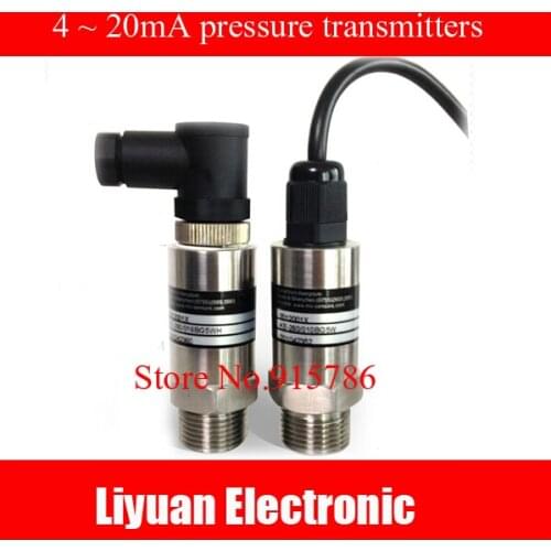 Mini constant pressure water pressure sensor / 4 ~ 20mA pressure transmitters 0.1 ~ 10MPA