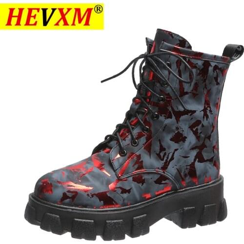 New Women Boots Flat With High-top Print Shoes Sneakers Comfortable Breathable Fashion Wear-resistant Non-slip Women Boots