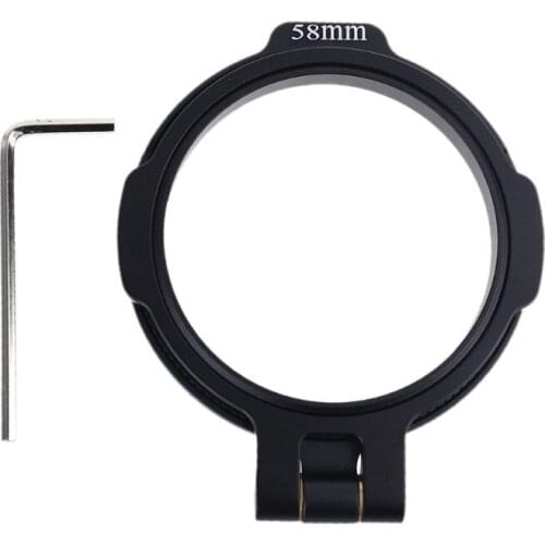 Universal Aluminum 58mm Metal Rapid Camera Lens ND Filter Mount Bracket for DSLR Camera Accessory