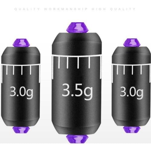 Wholesale 1000pcs/lot INLINE Cylinder Chape Carp Fishing Lead Weights Black Painting 1.5g, 2.0g, 2.5g, 3.0g, 3.5g, 4.0g