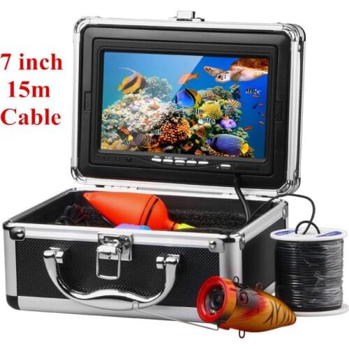 7" LCD Underwater Video fishing Camera System Fish Finder 15m cable 1000TVL