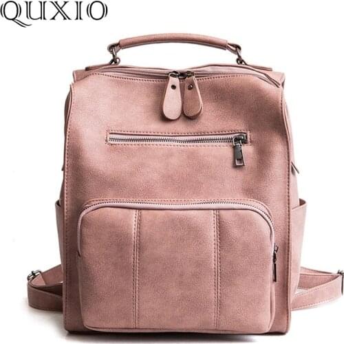 Женские винтажные рюкзаки QUXIO China At AliExpress