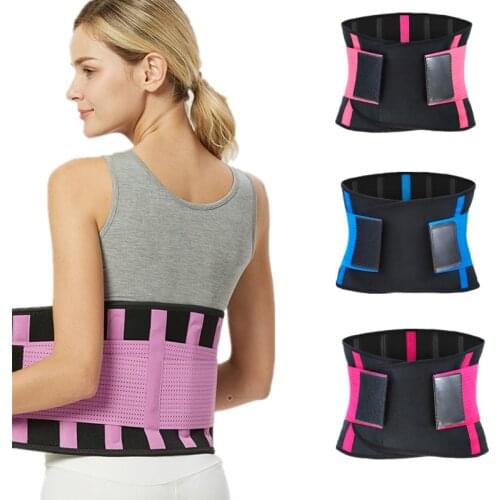 Adjustable Sweat Slimming Belts Corsets Body Shaper Workout Slim Belly Bands Support Waist Trainer Sport Fitness Gym Accessories