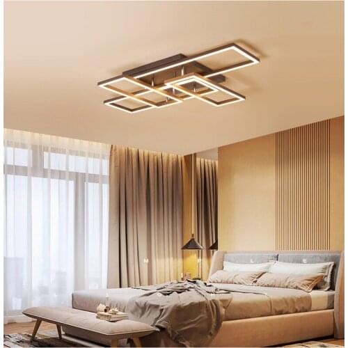 Nordic led ceiling lamp home atmosphere simple living room bedroom ceiling lamp Indoor Lighting RC Dimmable Pendant light