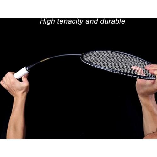 Ultralight 5U 77g Strung Badminton Racket Professional Carbon Badminton Racquet 22-28 LBS free Grips and Wristband