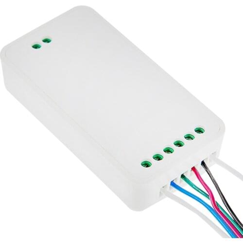 VIPMOON Smart WIFI RGB+CCT Dimmer LED Controller IOS Android Phone APP Control 3528 5050 Led Strip DC12-24V 12A Home Lighting