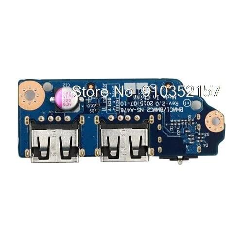 Laptop USB AUDIO Board For Lenovo For Ideapad 300-14 300-15 300-14IBR 300-15IBR 5C50K14058 NS-A476 300-IBR New