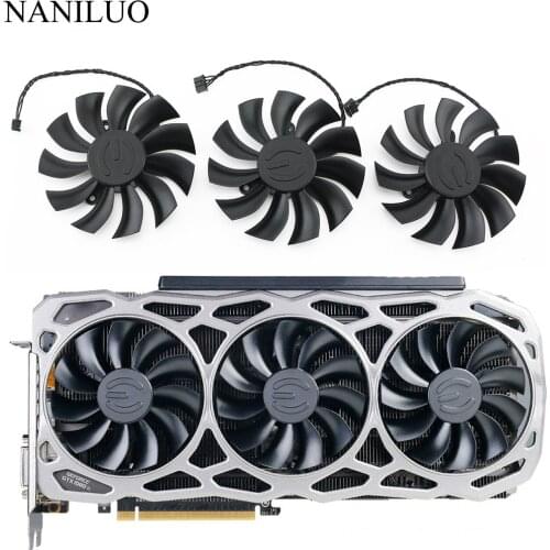 PLA09215B12H 12V 0.55A 4Pin For EVGA GTX1080TI FTW3 GTX 1080 Ti Black ELITE Fan Graphics Card Cooling Fan