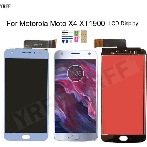 For Moto X4 XT1900 LCD Screens For Motorola Moto X4 LCD Display Touch Screen Digitizer Assembly Panel Sensor Phone Repair Sets