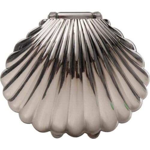 Gold/Silver Shell Shaped Candy Box Wedding Gift Box Kids Birthday Party Baby Shower Decoration LX7268