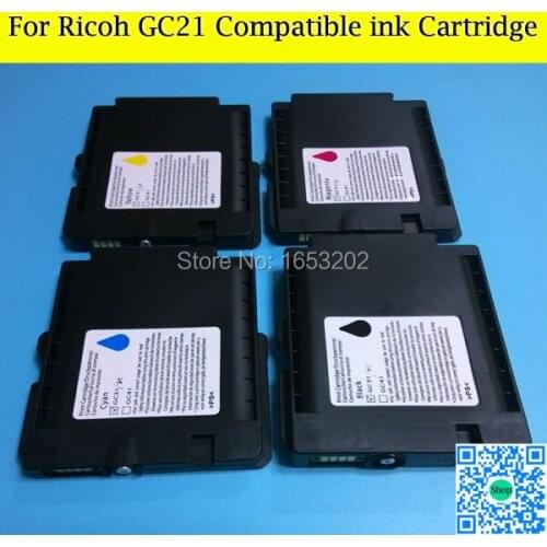1 Set Refill Full Pigment Ink Cartridge For Ricoh GC21 For Ricoh GX5050N/GX3050SFN/GX3050N/GX3000SFN/GX2050N Printer