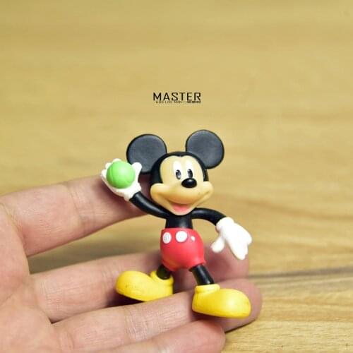 12PCS/Set 6.5cm DISNEY CLASSIC MICKEY cartoon doll hand model ornaments toy collection ornaments DIY decoration