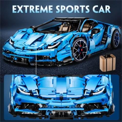 3842PCS Creator Mad Cow Extreme Sports Vehicle Building Blocks City Technical Racing Car Bricks Collect Gift Toys for Kids