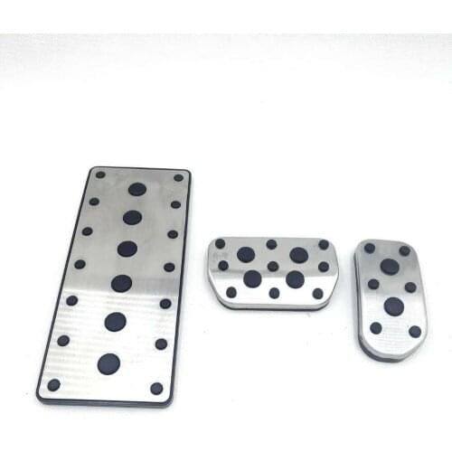 Car Accessory Aluminum alloy Non-slip For TOYOTA RAV4 2014-2019 Accelerator Brake Footrest Pedals Pad